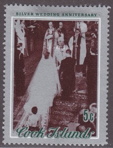 Cook Islands 335 Silver Wedding 1972