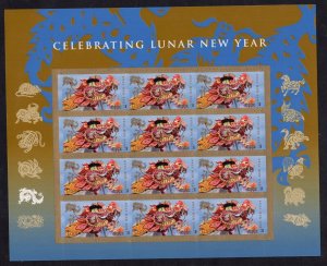 U.S. - 4623 - New Year - Complete Sheet -  Never Hinged