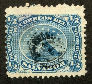 El Salvador, Scott #5, Used