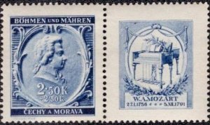 Bohemia and Moravia B8 1941 MH