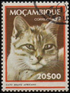 Mozambique 623 - Cto - 20e African Wild Cat (1979) (cv $1.10)