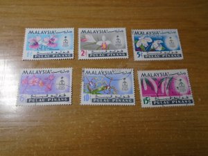 Malaysia  Pulau Pinang  #  67-72   used