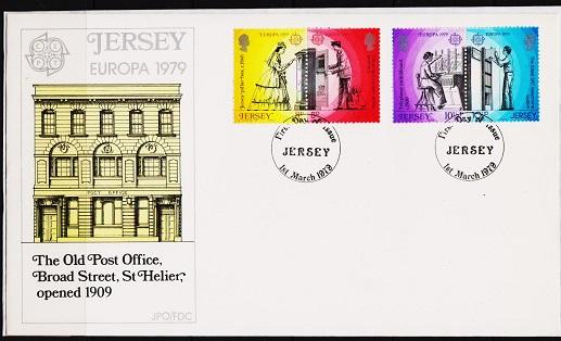 Jersey. 1979 FDC. Europa. Fine Used