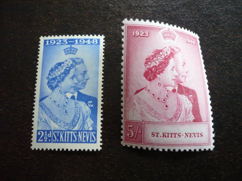 Stamps - St. Kitts & Nevis - Scott# 93-94 - Mint Never Hinged Set of 2 Stamps