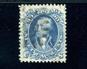 USAstamps Used VF US 1861 Washington Scott 72 Fancy Cancel SCV $625