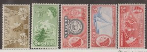 Bermuda Scott #143-147 Stamp - Mint NH Set