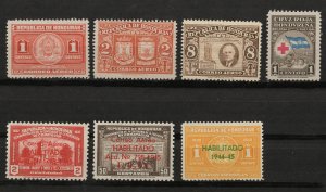 Honduras 1940s MNH Lot of 7