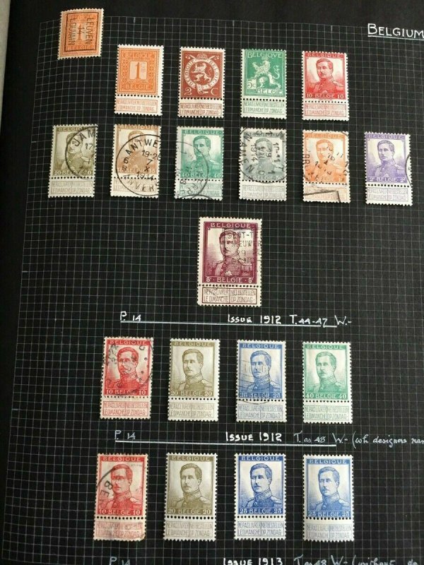 Belgium Good 1850s/1950s M&U Collection(Aprx 800)GM957