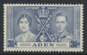 Aden  SG 15  SC# 15  MNH   Coronation 1937 see scans & details 