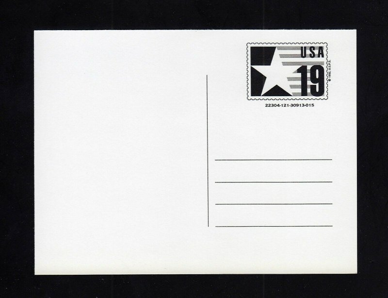 CVUX3, UPSS #PB3a2 Mint Postal Card, TYPE C BACK, UPSS Cat 110.00