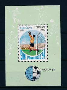 [59573] Laos 1992 World Cup Soccer Football USA MNH Sheet