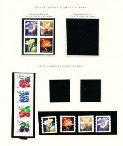 U S 2000 Self-Adhesive Booklet Stamps,  12 Different Stamps   Mint NH