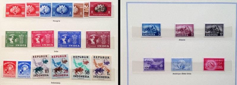 1949 GRAND UPU STAMP COLLECTION FROM 172 COUNTRIES, OVER 600 MNH-PRISTINE!