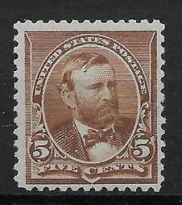 UNITED STATES 1890 5c chocolate very fine unmounted mint - 32973