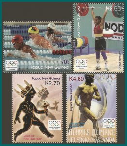 Papua New Guinea MNH 1132-5 Summer Olympics Athens 2004 SCV 10.50