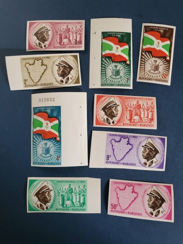 Stamps Burundi Scott #25-33 never hinged