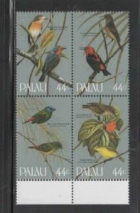 PALAU #102a 1986 SONGBIRDS MINT VF NH O.G