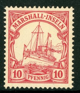 Marshall Islands 1901 Germany 10 pfg Carmine Sc #15 Mint X64