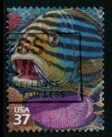 3831j US 37c Pacific Coral Reef SA, used