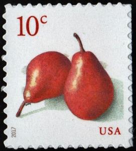 SC#5178 10¢ Pears Single (2017) SA