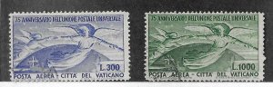 Vatican Sc #C18-C19  set of 2 airmails VF