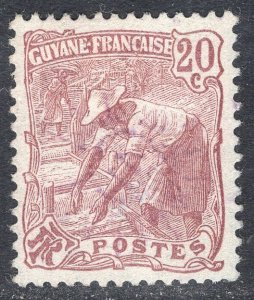 FRENCH GUIANA SCOTT 60