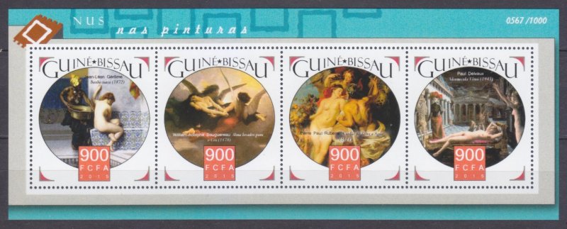 2015 Guinea-Bissau 8390-8393KL Artist / Peter Paul Rubens 13,50 €