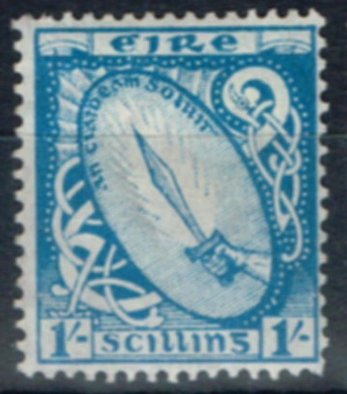 Ireland 1923 1s Light Blue SG82 Fine Mtd Mint