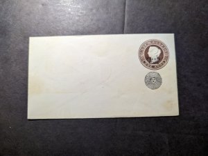 Mint British India Chamba State Overprint Postal Stationery Envelope One Anna