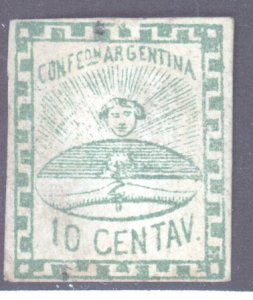 Argentina, Scott #2, Used