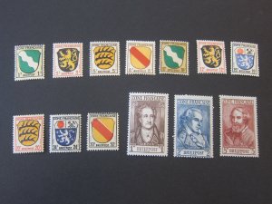 France German Occ. 1945 Sc 4N1-13 set MH