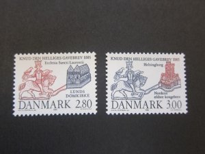 Denmark 1985 Sc 777-8 set MNH