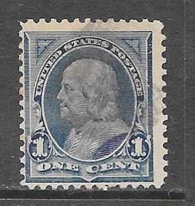 USA 264: 1c Franklin, used, F