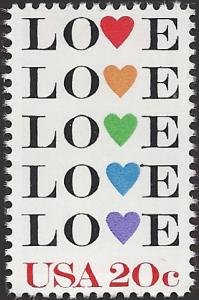 # 2072 MINT NEVER HINGED LOVE STAMP