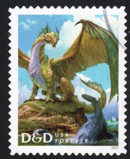 SC# 5909 - (73c) - Dungeon & Dragons - USED Single - # 1 in set of 10