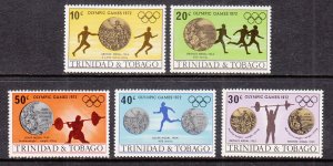 Trinidad and Tobago 223-227 Summer Olympics MNH VF