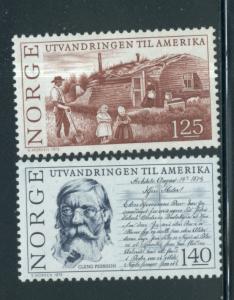 Norway 658-9  VF MNH