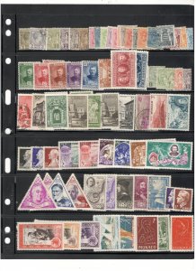 MONACO COLLECTION ON STOCKPAGES, BOTH MINT AN USED