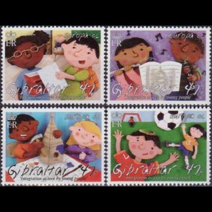 GIBRALTAR 2006 - Scott# 1040-3 Europa-Children Set of 4 NH