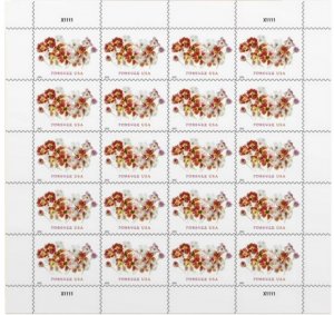 Tulips Postage Forever stamps 5 sheets total 100pcs