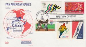 1987 Pan American Games (Scott 2247) Gamm Combo