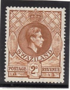 Swaziland 1938 Early Issue Fine Mint Hinged 2d. 033828