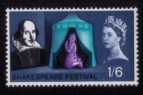 Great Britain Sc #405 MNH Shakespeare  F-VF