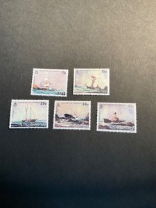 Stamps Alderney Scott #32-6 never hinged