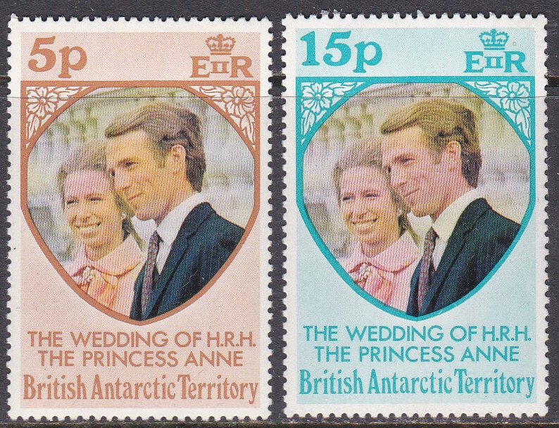 British Antarctic Territory Sc #60-61 MNH; Mi #60-61