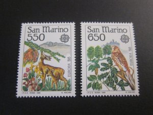 San Marino 1986 Sc 1107-8 set MNH