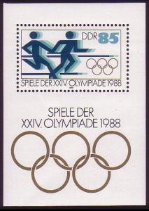 GDR Olympic Games MS SG#MSE2893 MI#Block 94