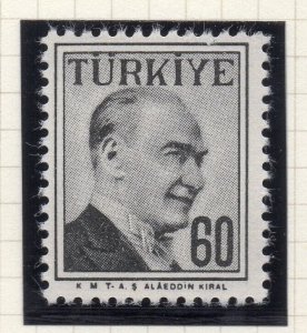 Turkey 1957-58 Early Issue Fine Mint Hinged 60p. NW-17668