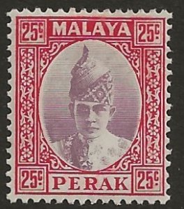 Malaya-Perek 92 1939 25c   fine mint hinged