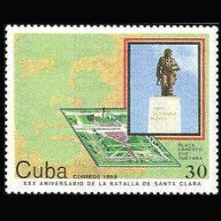 CUBA 1988 - Scott# 3089 Santa Clara Battle Set of 1 NH